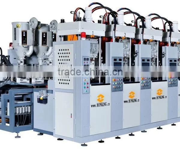 China Shoe Sole Vertical Injection Molding Machine Price, Fully Automatic Injection Molding Machine photo-2