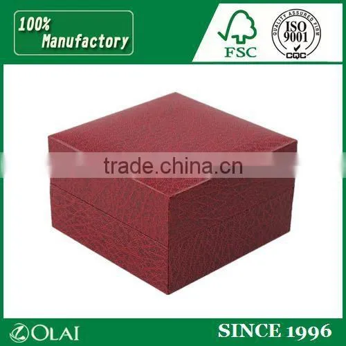 Hot Sell Professional Printing Leatherette Paper Watch Box photo-3
