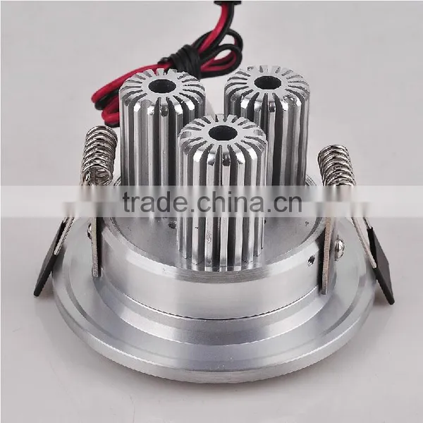 2015 New Dimmable LED Ceiling Lamp 3w 5w 7w 9w 12w LED Downlight Silver Shell photo-3