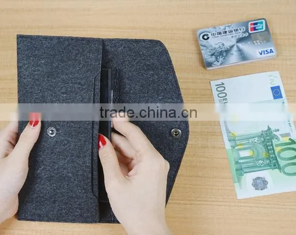 100% Polyester Felt Bag Felt Fabric Purse and Wallet Wholesale photo-5