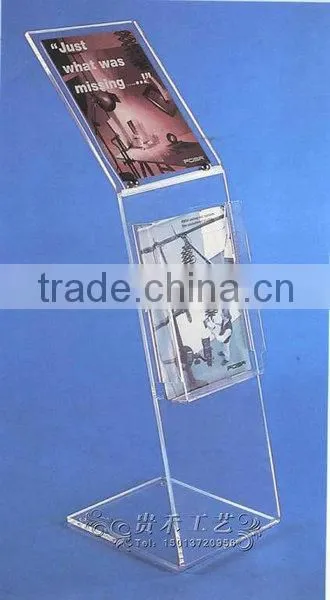 Black Factory Direct Magazine Shelf, Brochure Stand Magazine Holder, Acrylic Stand Holder photo-6