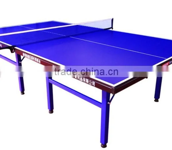 18mm Thick Galvanized Steel Double Folding Table Tennis Table Indoor photo-2