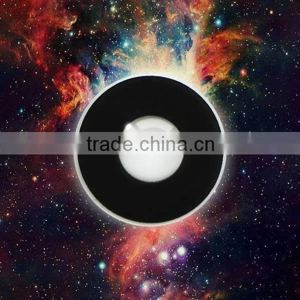 15mm Diameter Crystal Black Circle Eyes Color Contact Lens Soft Contact Lenses