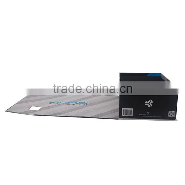 Samrt Black Printing Logo Folding Cardboard Box Package Box photo-2