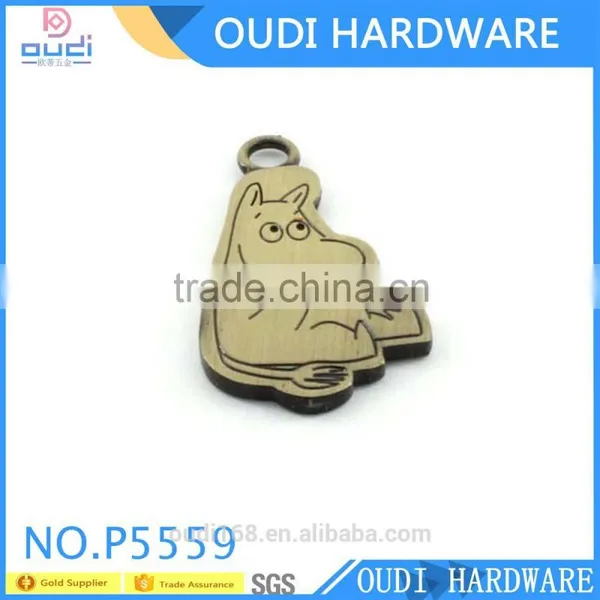 Fancy Zipper Slider Custom Decoration Bag Accessories Zipper Pulls With Vintage Style Metal Slider