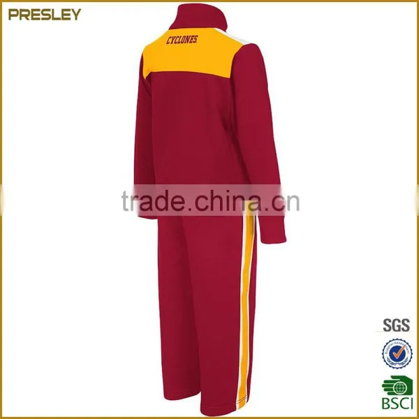 New OEM Cheap Sublimation/printing/embroidery Logo for Custom Design Polyester School Tracksuit for Student photo-4