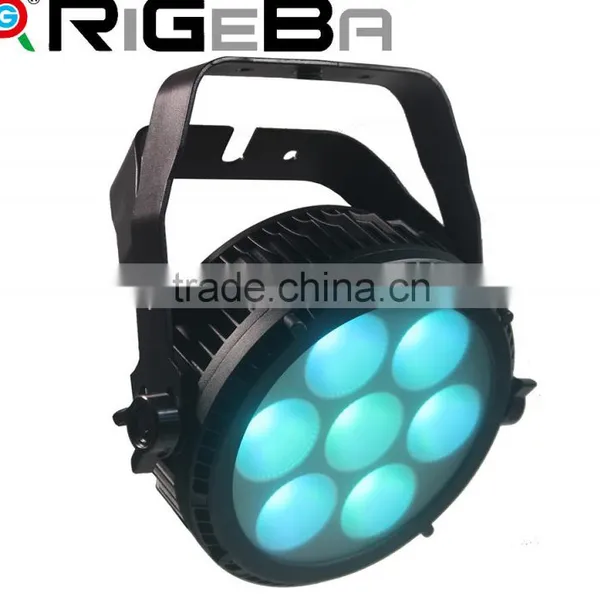 Light Razor P7 Cob RGBWY 5 in 1 Graceful High Power Super Slim 7*25W Led High Power Mini Aluminum Flat Par Light photo-3