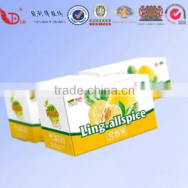 Full Color Printed Corrugated Paper Box for Fresh Fruit Packaging on Sale photo-4