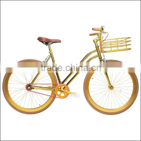 Aluminum Alloy Basket Onebody With Alloy Fixie Handlebar Fixie Single Speed Bicycle Parts photo-3