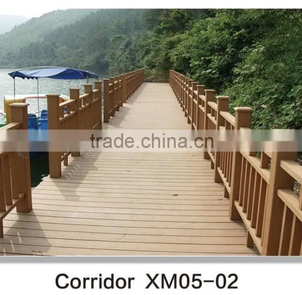 JFCG Anti-flaming WPC Material Outdoor Fence Pathway Fence photo-2