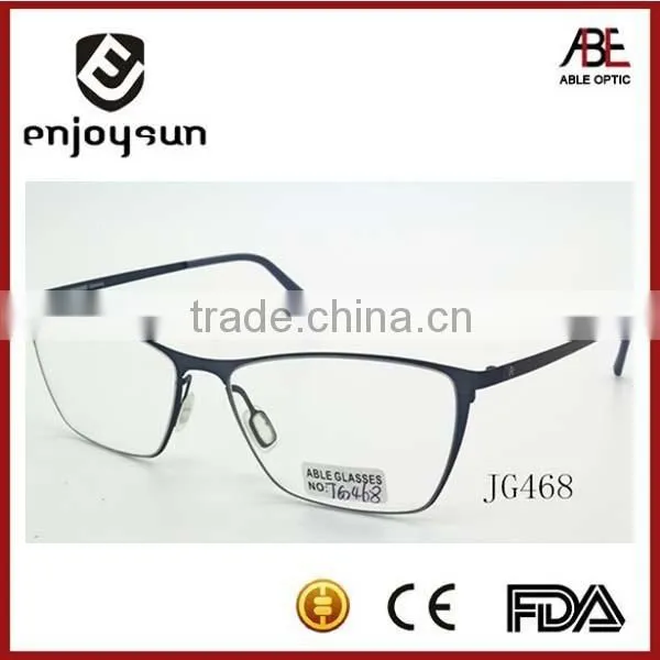 Italy Design ce Fashionable Unisex Metal Optical Spectacles