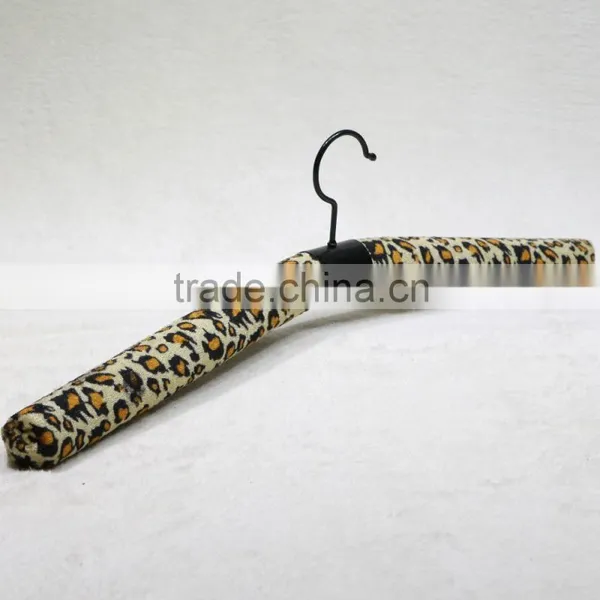 Fashionable Fabric Coverd Sponge Clothing Hanger photo-3