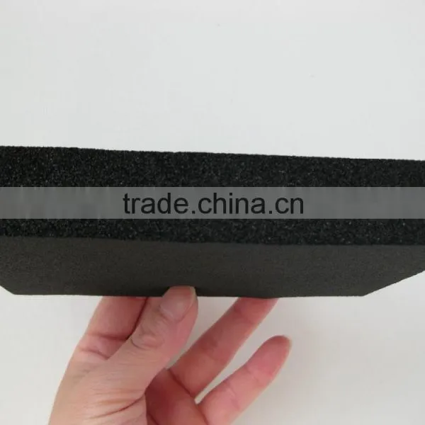 Black NBR-PVC Fireproof Nitrile Foam Rubber Thermal Insulation Sheet photo-2