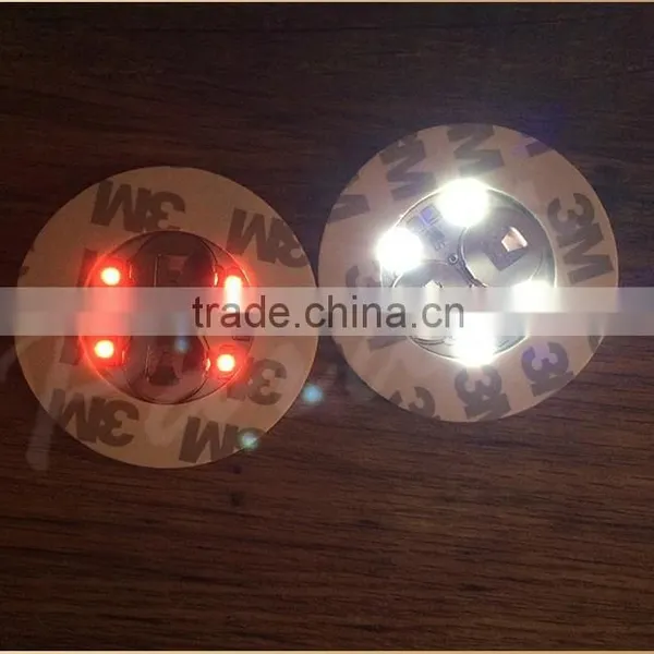 Custom Illuminate Led Bottle Coaster Sticker, Glow Bottle Sticker Quality Choice photo-5