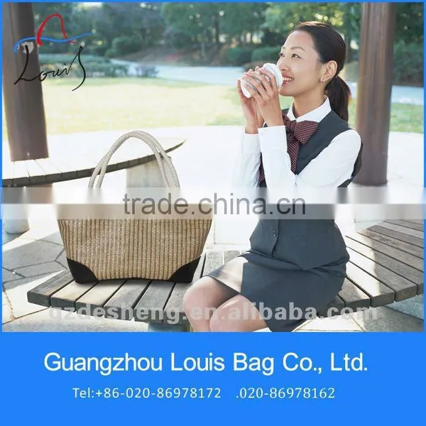 2013 Nice-looking Ladies' Fashion Straw Fabric Shopping Bags