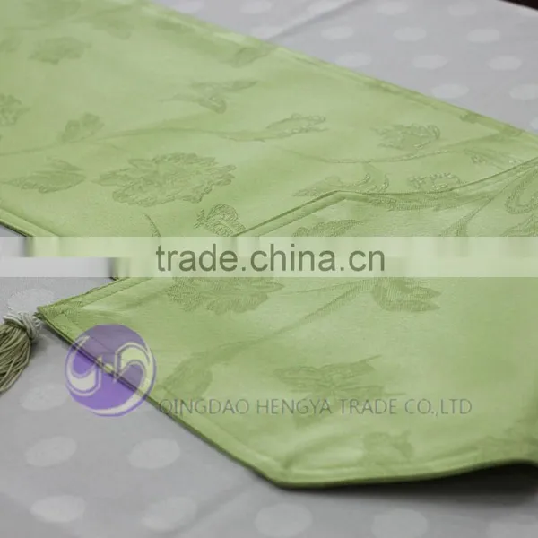 Factory Hot Selling Ployester Satin Table Runner for Wedding Decoration photo-6