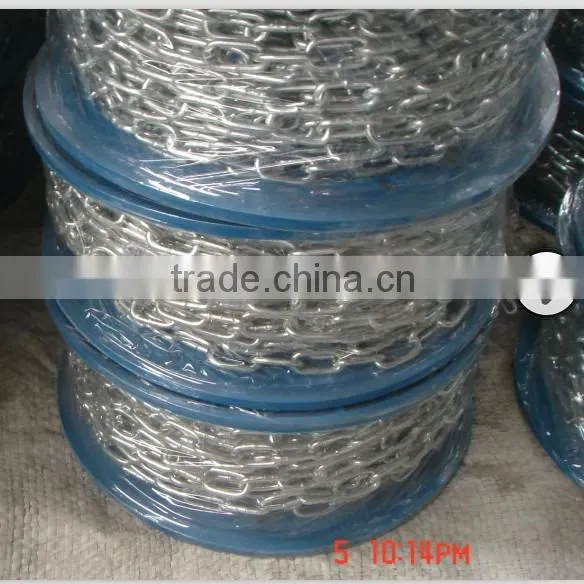 DIN5685 G80 Short or Long Link Chain Standard Galvanized Stainless Steel Link Chain photo-3
