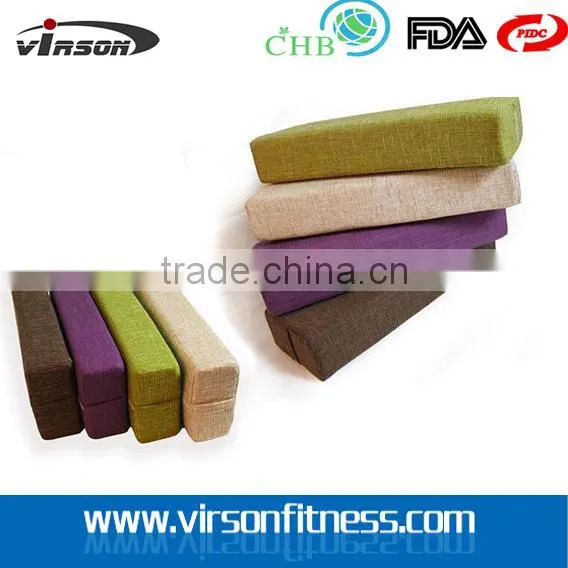 Virson Linen Material Yoga Handstand Neck Pillows, Yoga Bolster Pillows photo-3