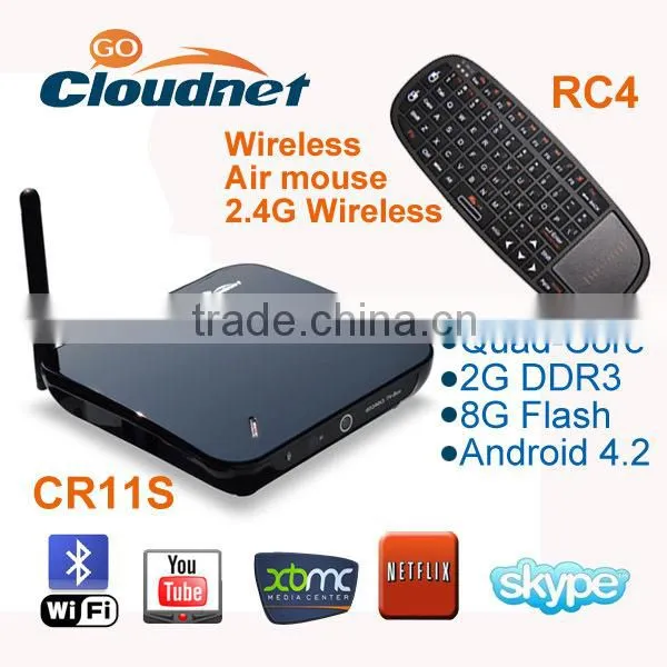 Good Service of Factory Android TV Box 2GB DDR3 8GB Memory Flash CR11S RK3188 Quad Core Android 5.1 TV Box photo-4