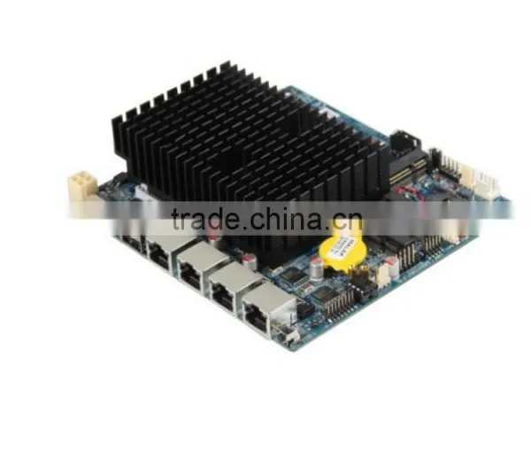 4 Lan Fanless Intel Atom D525 Network Security Firewall Motherboard photo-1