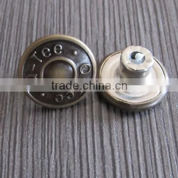 Casual Wear Metal Jeans Button photo-2