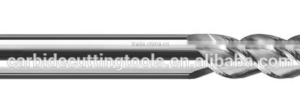Tungsten Carbide 3 Flute End Mill Cutting Tools for Aluminum Cutting and Processing