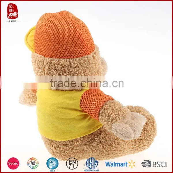 2016 Cool Sport T-shirt Teddy Bear Plush Stuffed Toy Soft Teddy Bear photo-3