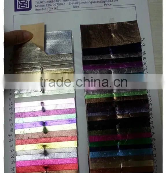 Metallic Foil Shoes PU Leather Popular in the South America Market photo-4