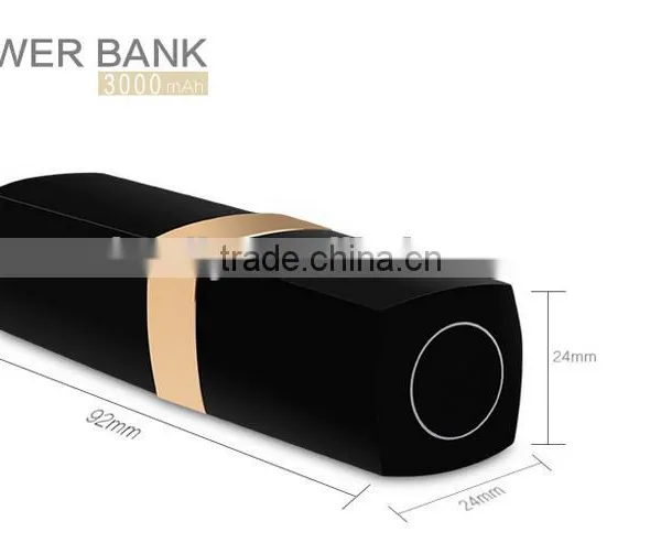 New Product Fashion Style Lipstick Tube 2600mah Power Bank photo-4