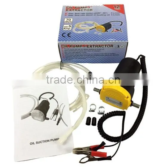 Z10017 12v Fluid Oil Diesel Extractor Transfer Siphon Car Truck Generato Tractors Pump photo-2