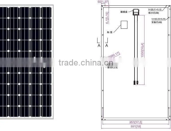 China Top 10 Manufacture High Quality 265W Mono Solar Panel With 60 Cells Series photo-2