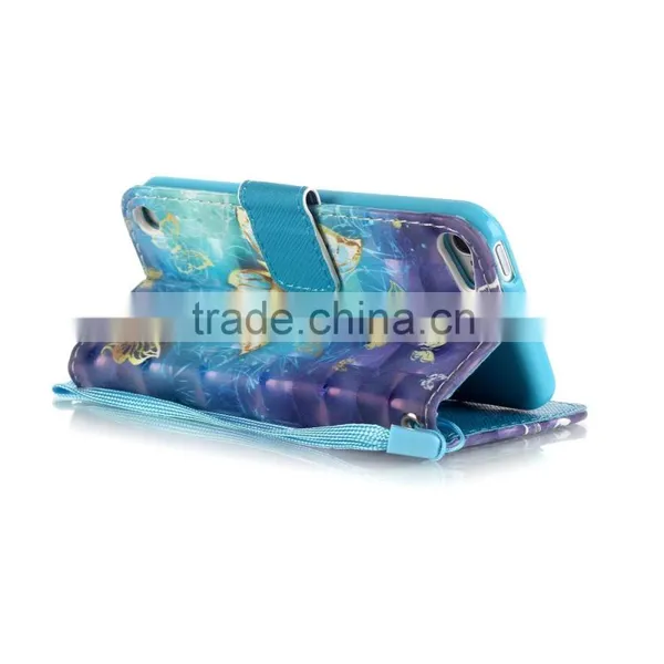 Cute Book Style Stand Leather Wallet Bag Case for IPod Touch 5 photo-2