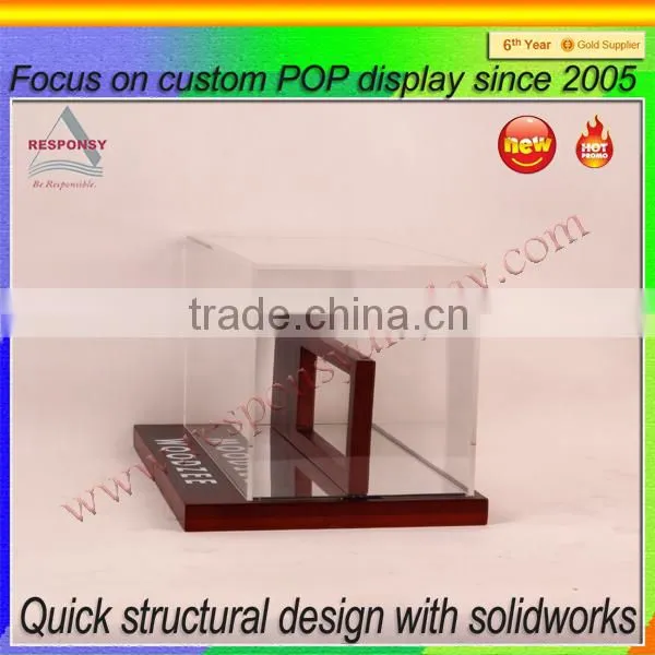Countertop Sunglasses Display Rack Made From Bamboo and Acrylic photo-3