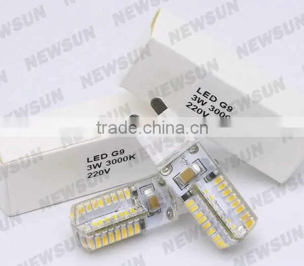 G9 Led Bulb Lamp 220V 3W LED Spotlight 3014 SMD White LED Corn Bulb Light Warm White g9 Led Crystal Chandelier Light photo-2