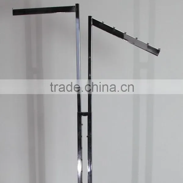 RH-YJ01 Cloth Display Racks 400*300*1800 Q235 Chrome Plated High Quality Clothes Rack Stand Display photo-2