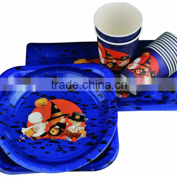 Shaped Paper Plates Cups for Party Wholesales photo-4
