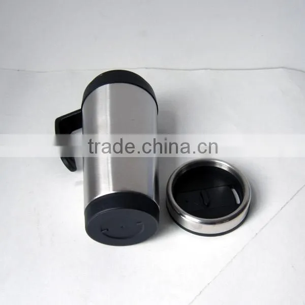 Double Wall Stainless Steel Plastic Tumbler With Handle photo-3