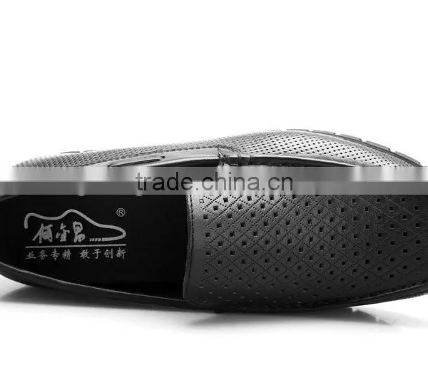 Breathable Genuine Leather Casual Shoes Men photo-2