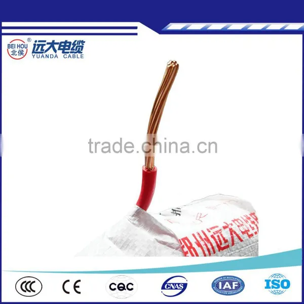 1.5mm 2.5mm 16mm Pvc Electric Wire, 4mm Wire Price of Copper Wire 4mm photo-3