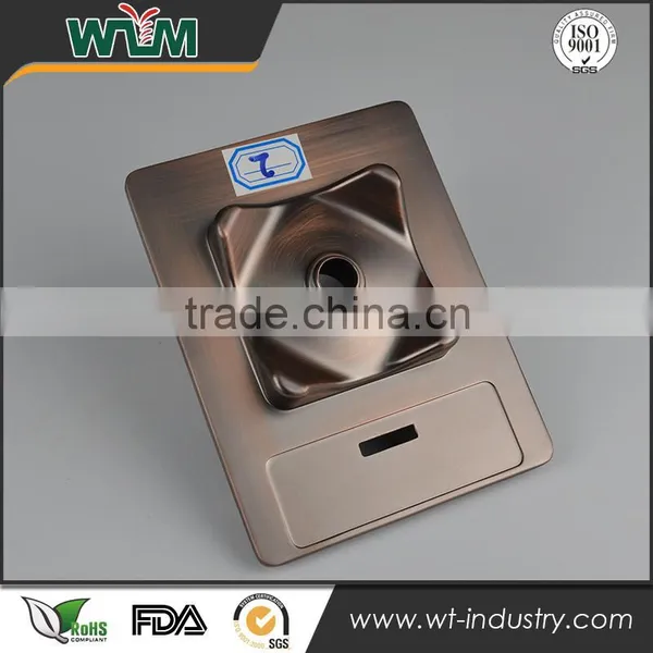 Aluminum Gravity Die Casting for Electroplate Coffee Machine Base photo-3