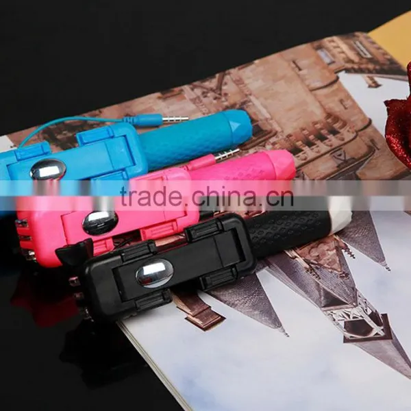 Wired Mini LED Selfie Stick With Flash Light Monopod Handheld Mini Flash Selfie Stick for IPhone Samsung HTC Camera Smart Phone photo-5
