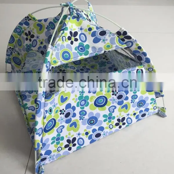 Small Pet Living House Cat Sleeping Tent Pop up Pet Tent photo-2