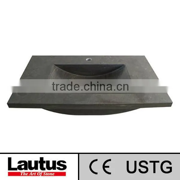 2015 Shanghai Lautus With CE/USTG/ISO Bathroom Nature Marble Wash Sinks/Wall-hung Basins Bathroom Vanity