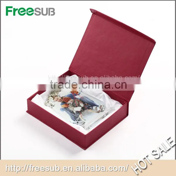 Freesub BXP-01 L140*H195*W40mm Peak Cup Blank Sublimation 3d Crystal Pics photo-6