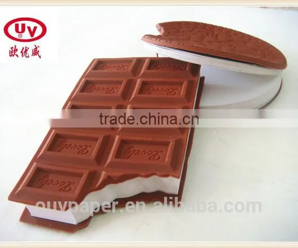 Chocolate Cookie Shape Notepad Notebook Promotion Book photo-3