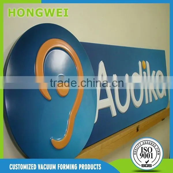 Customized ABS Thermoforming Thick Blister Sky Signs Factory