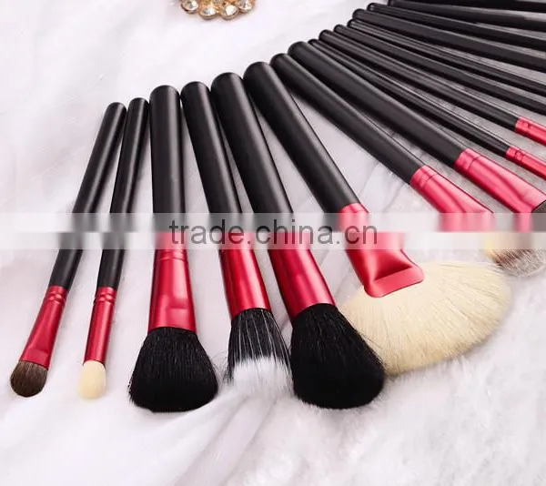 High Quality 18pcs Red Makeup Brush Set,stock Product With Factory Price photo-6