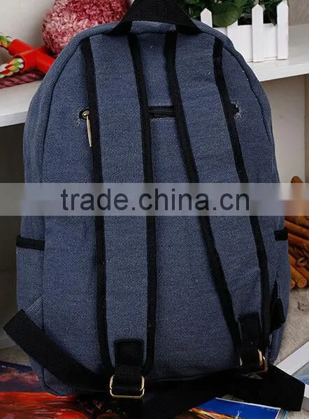 Most Popular Low Price Cotton Canvas Backpack for Teens photo-2
