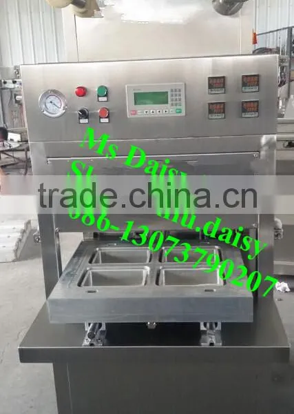 Commercial Snack Box Sealing Machine/food Plastic Wrap Sealing Machine/vacuum Food Disposable Bowl Sealing Machine photo-2