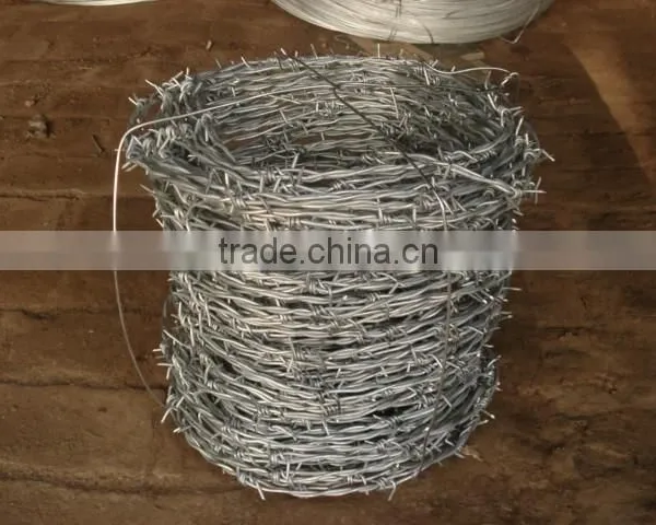 Top Quality Hot Galvanzied PVC 12 Gaugex14gauge14#x16# Barbed Wire Military Weapon photo-2